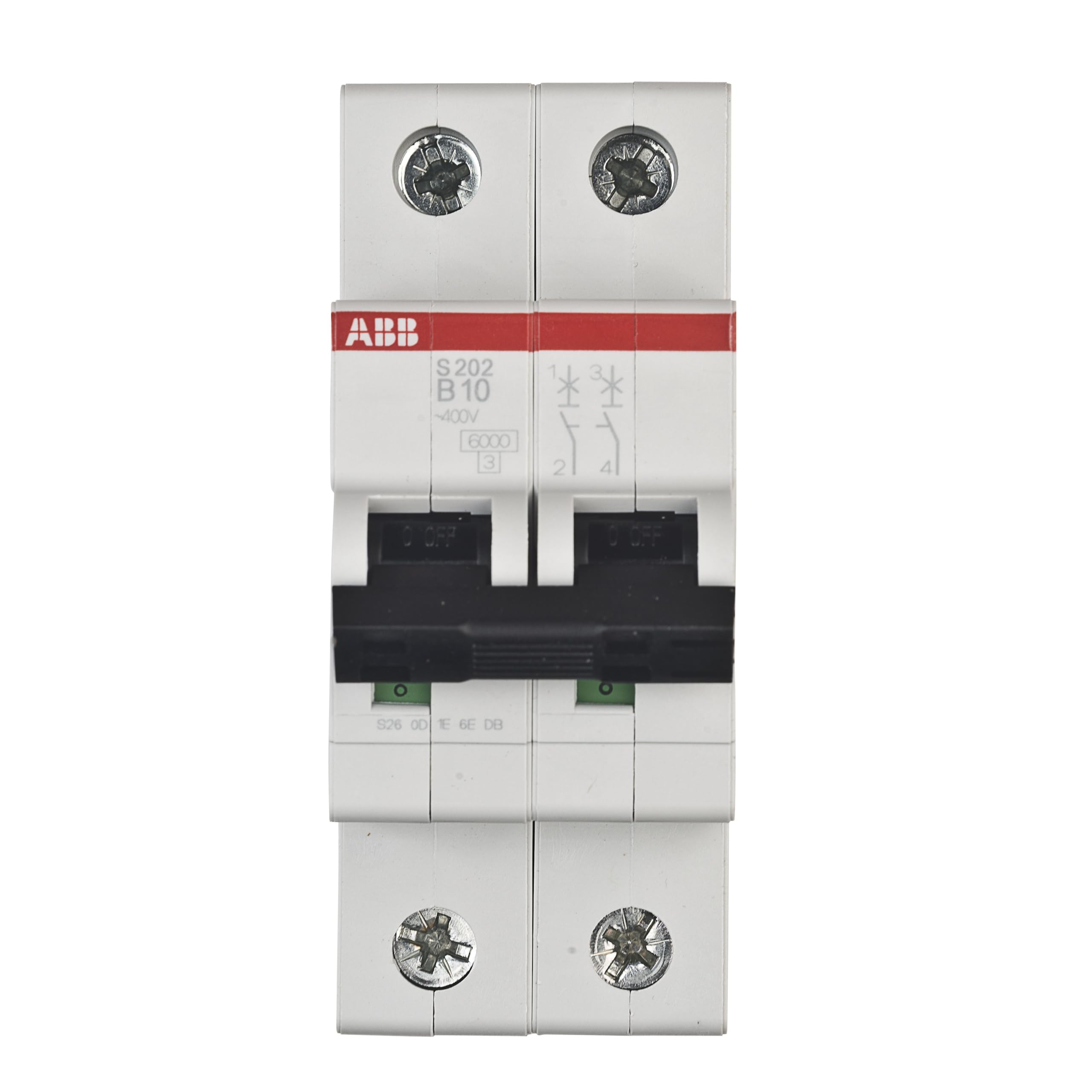 Sicherungskasten IP65 für Garten, Camping, Wohnmobil und Boote mit ABB FI-Schutzschalter 25A 30mA und Sicherungsautomat B10A 2-polig