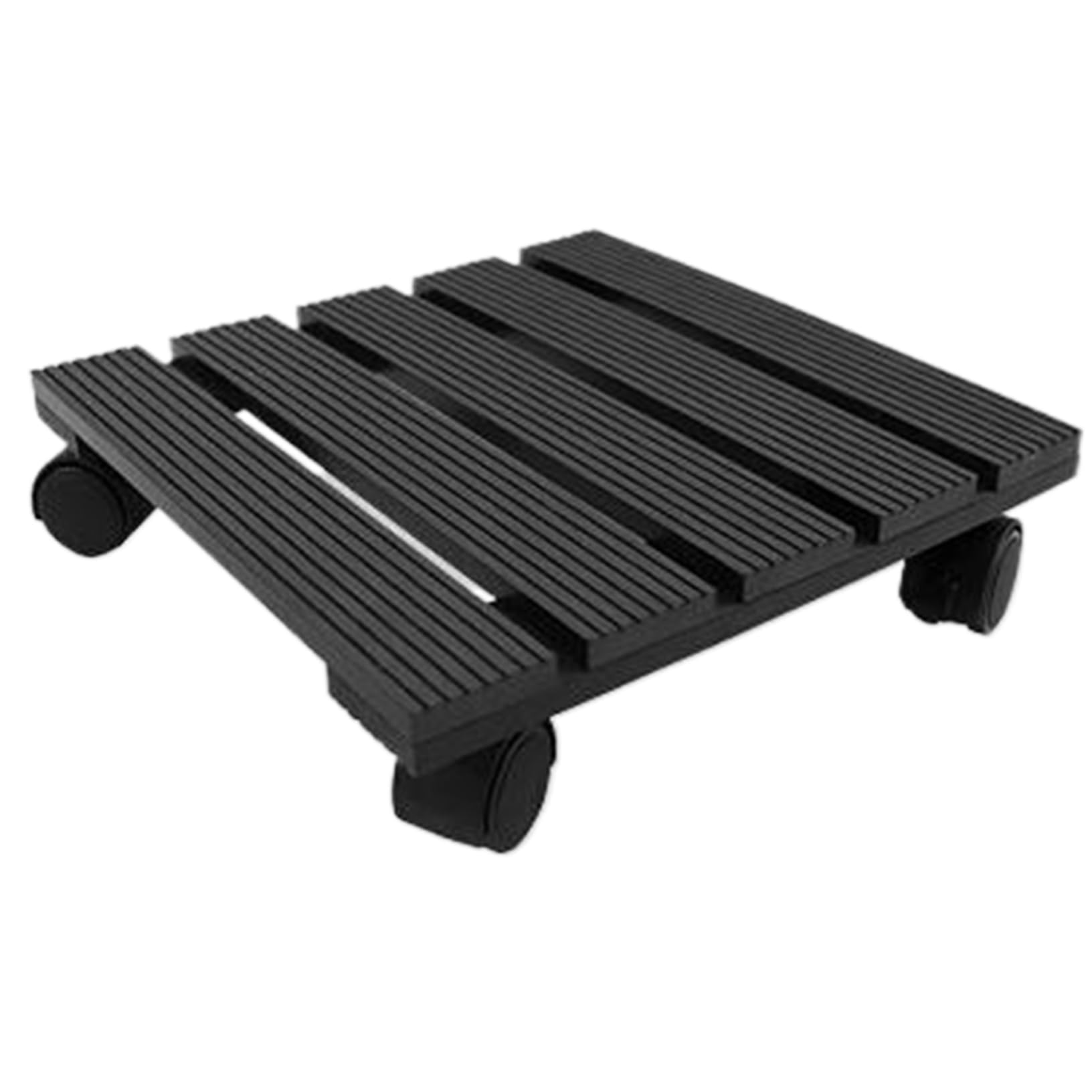 Support à roulettes pour plantes robuste et stable avec freins de blocage 360°
