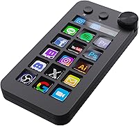 Vista 1 de Teclado macro, teclado de acceso directo macro, con 15 teclas macro personalizables, tres modos