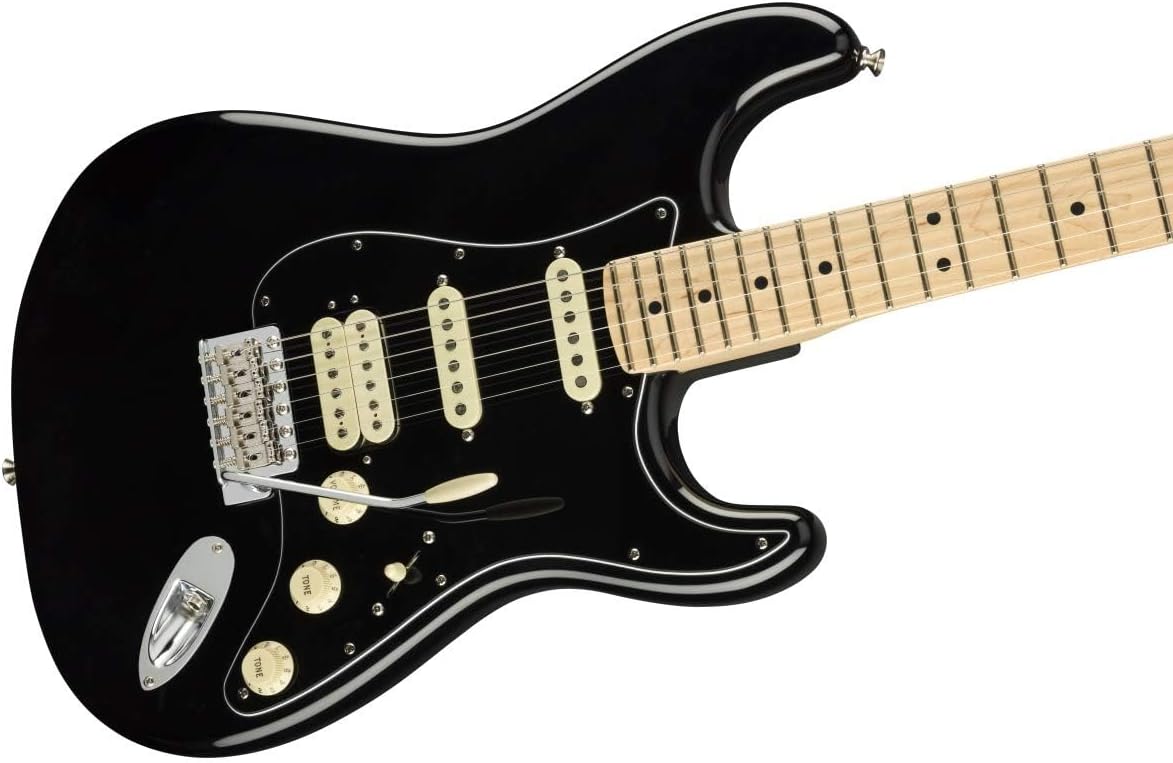 Fender American Performer Stratocaster HSS - Black with Maple Fingerboard