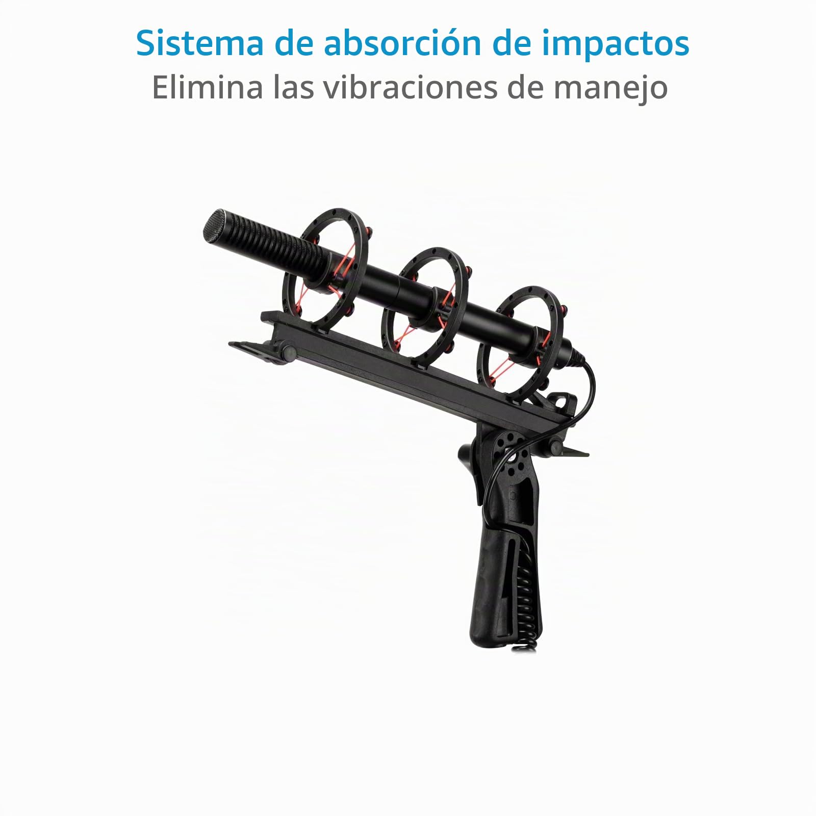 Proaim BMP40 R Biombo Blimp para micrófono de grabación Pro | Blimp de 40 cm con soporte antivibración, Windjammer y mango para reducir el ruido del viento