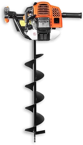 Trivella a scoppio Mototrivella a benzina coclea/trivellatrice 62cc incl. attacchi da 100, 150, 200mm FUXTEC EB162 - 4