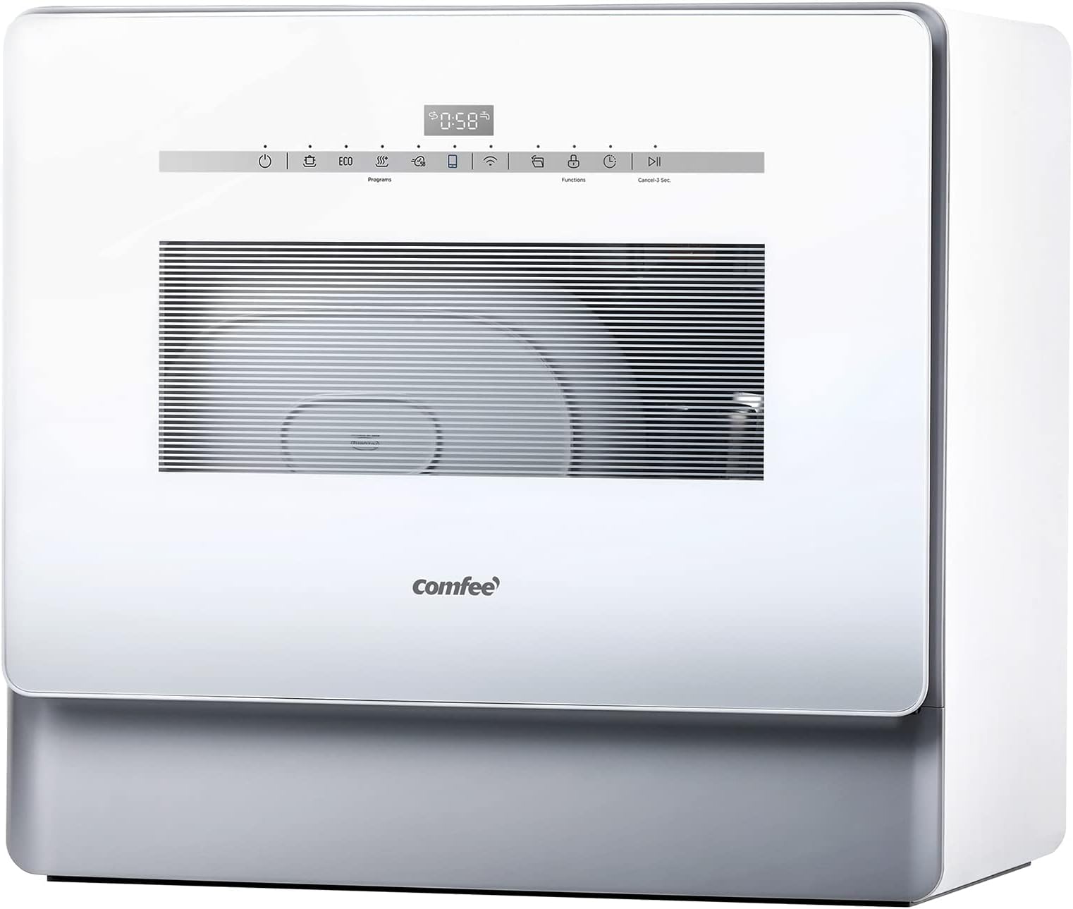 COMFEE' Table Top Dishwasher KWHTDW501CUK Slimline Countertop