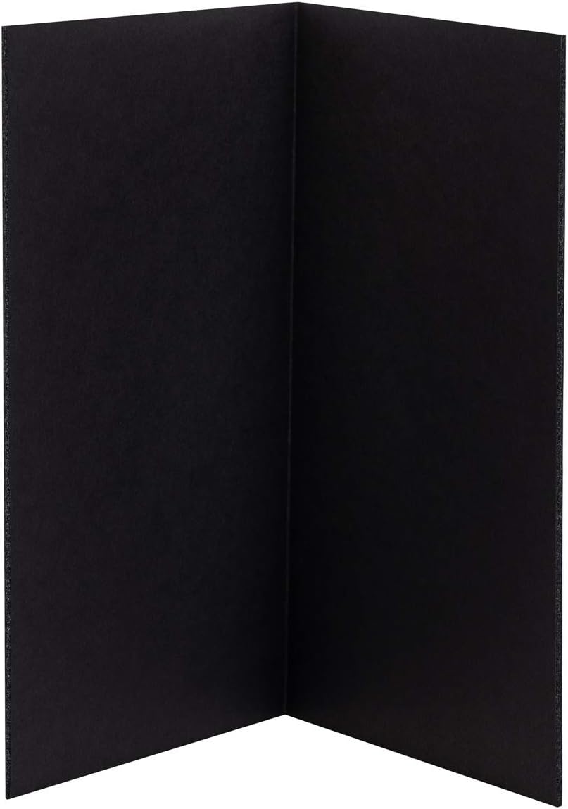 V-FLAT WORLD Tabletop V-Flat Light Reflectors for Photography - Food Photography & Product Photography Lighting Tool, Folding Light Reflector & Diffuser for Small Items - Small, 2 White & 2 Black