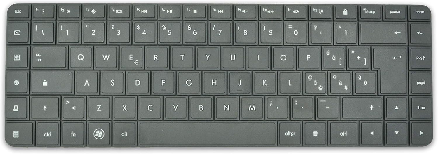 Tastiera Italiana per HP Compaq Presario CQ56 CQ57 CQ58 CQ62 Pavilion G4 G6 G6S G6T G6X G56 G62 Serie G56-151XX G62-100 CQ56-100 AX6 AX1 Layout IT