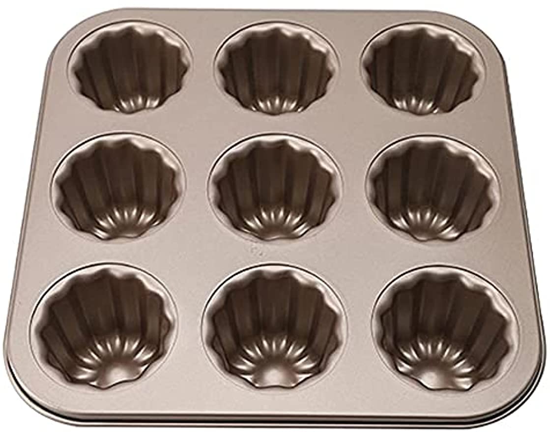 カヌレ型9個 Amazon | BGYL 焼き型 製菓用 9個取り カヌレ型 | BGYL | マフィン