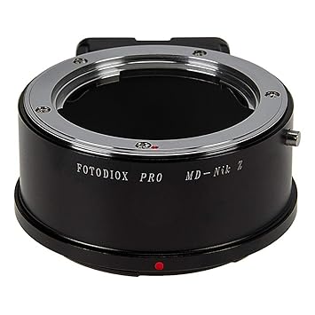 Fotodiox Pro Lens Mount Adapter Compatible with Minolta Rokkor (SR/MD/MC) SLR Lenses to Nikon Z-Mount Mirrorless Camera Bodies