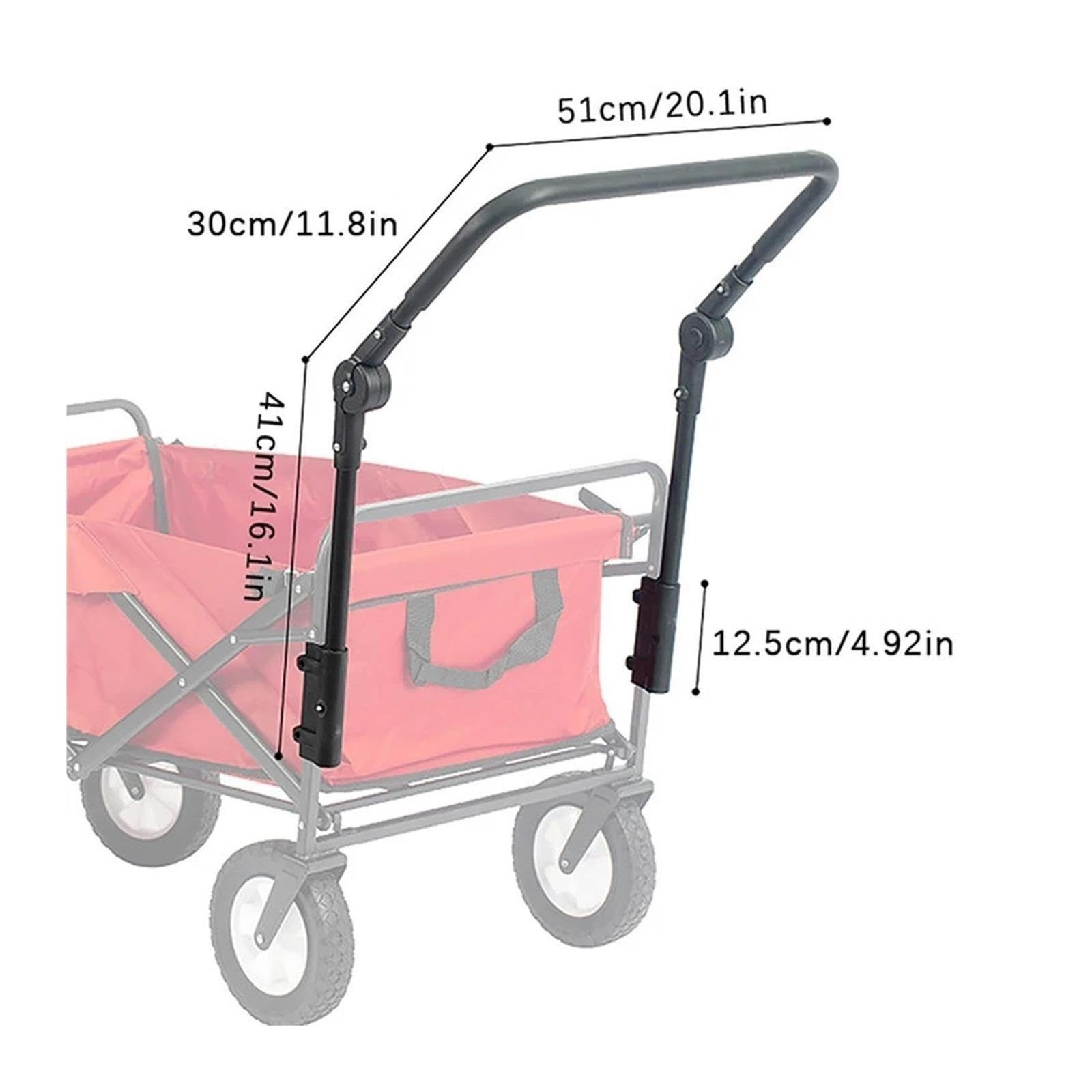 Asa Telescópica Asa de Empuje for Carrito Plegable