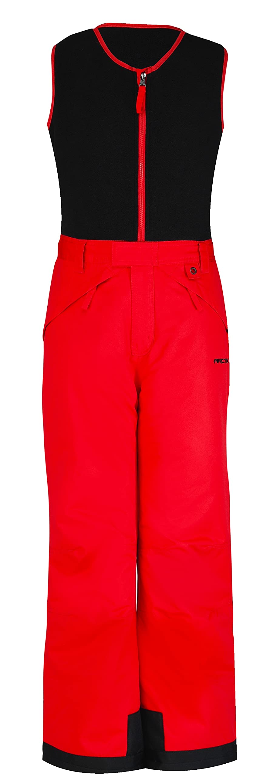 Arctix Kids Limitless Fleece Top Bib Overalls, Purple, X-Small — view 13