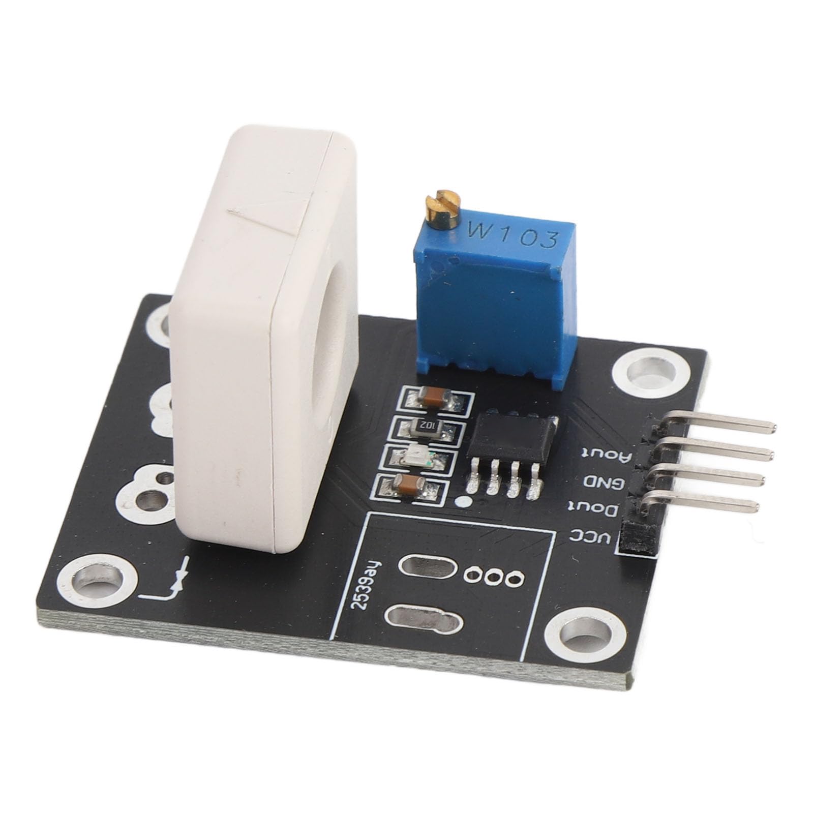 Module de capteur de courant à effet Hall réglable Protection contre les courts-circuits et les surintensités CC ± 100 A avec indicateur de sortie de signal