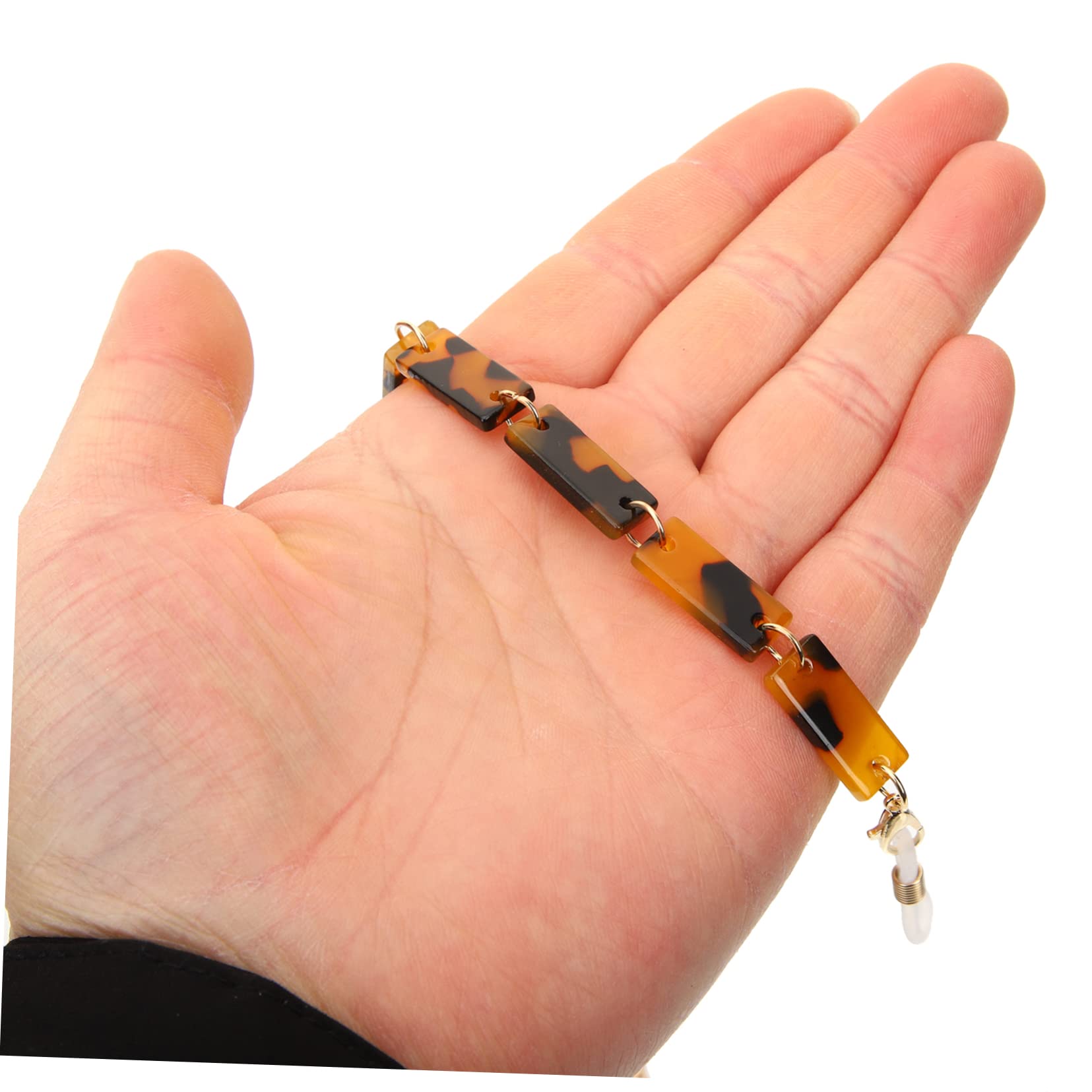 SHERCHPRY 5 Piezas cadena de gafas cordón de cara cordón de gafas diario Gafas de sol gafas sol gafas para niños monturas de gafas collar de anteojos correa antideslizante para gafas Cobre