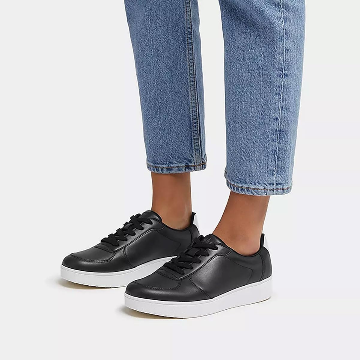 Fitflop Rally Leather Panel Sneakers, Zapatillas Mujer