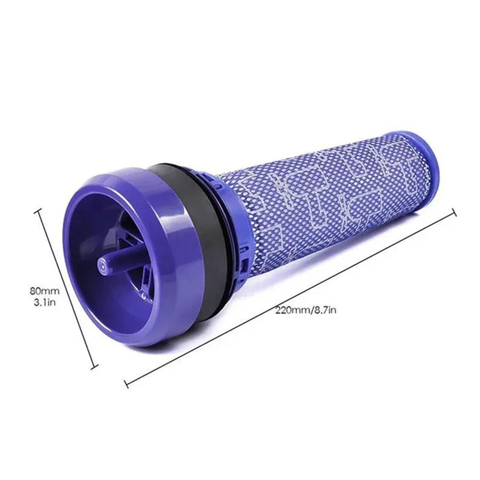 Filtro Hepa for aspiradora de mano, Compatible con Dyson, DC28 DC33 DC37 DC39 DC53, accesorios de repuesto de pantalla de filtro posterior lavable(B)