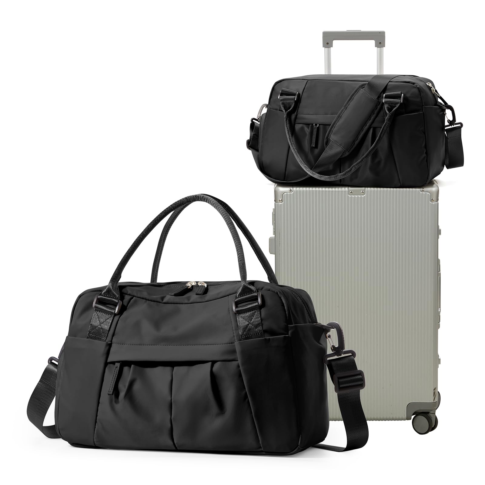 SEAFEW Reisetasche Damen Sporttasche Ryanair Handgepäck Tasche 40x30x20 Weekender Bag Schwimmtasche Wasserdicht Travel Bag Duffle Bag 40x20x25 Wickeltasche Trainingstasche Frauen für Reise Gym