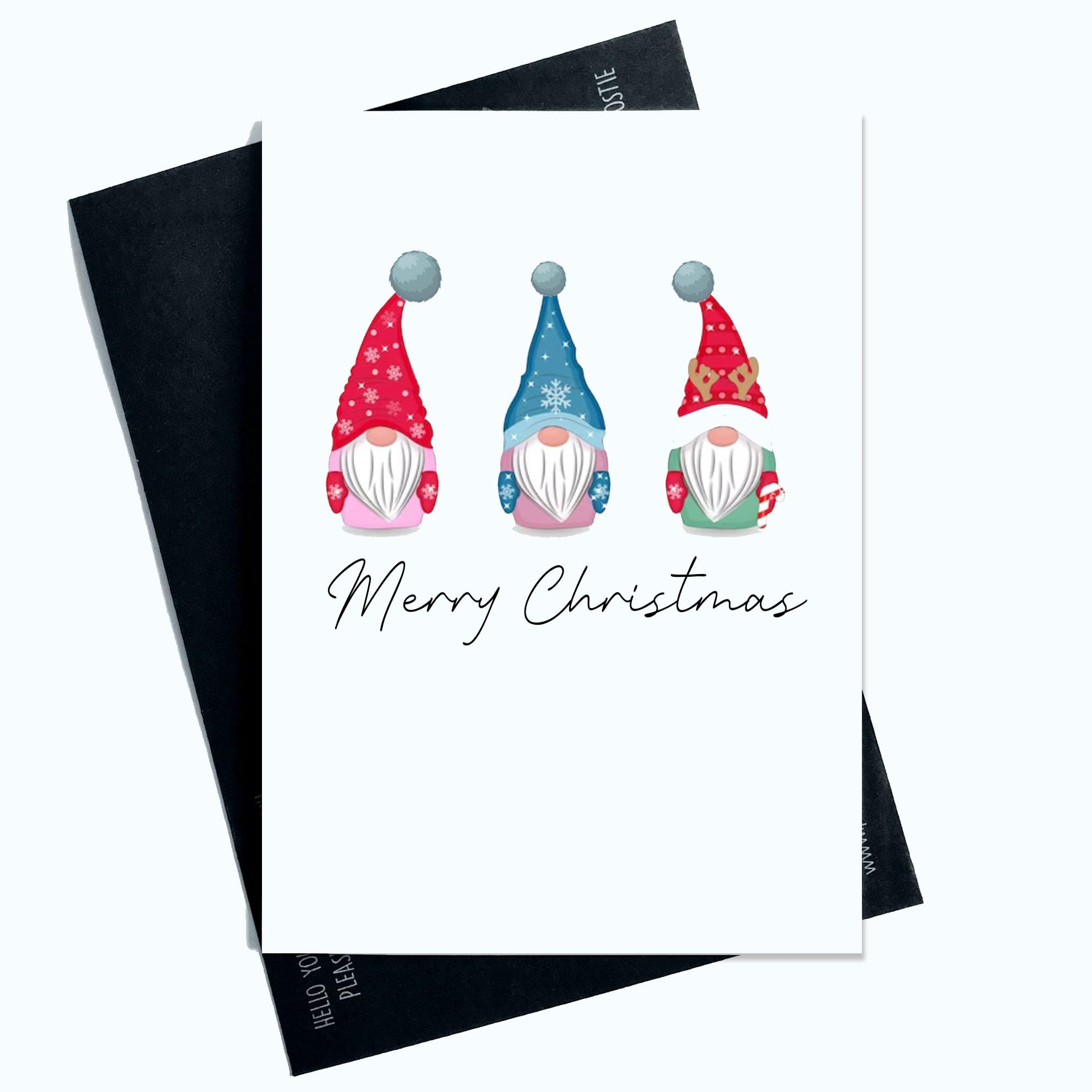 Merry Christmas Gonk Card - Festive Greeting for Him or Her Holiday Cheer with This Adorable and Unique Christmas Card SP149