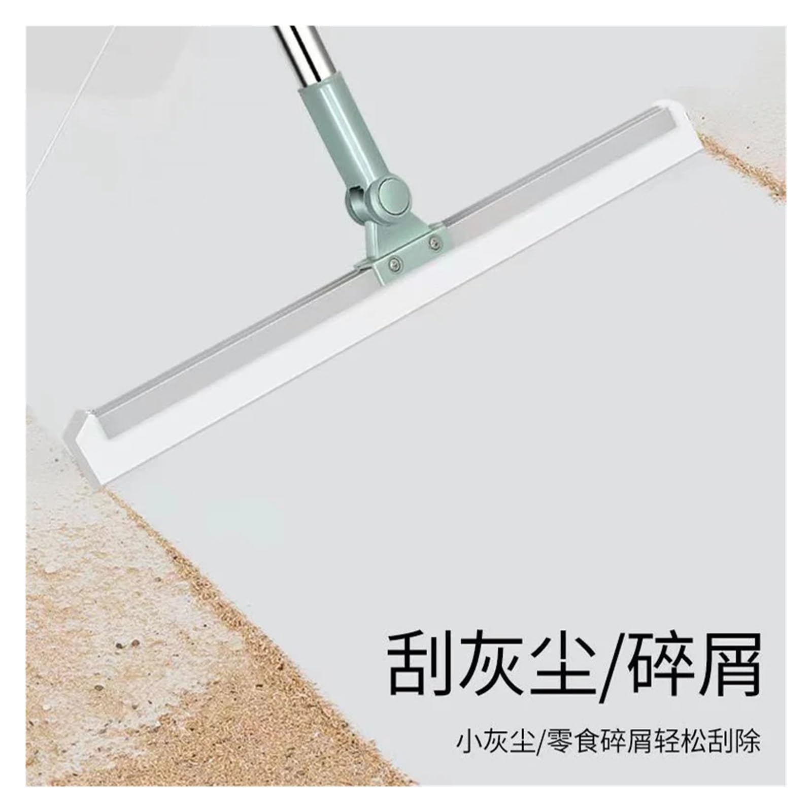 Inodoro Cuarto De Baño Limpiaparabrisas Escoba Mágica Barrer | Mopa doméstica for limpieza de pisos, artefacto de silicona, raspado de suelo(52cm with 2 strips)