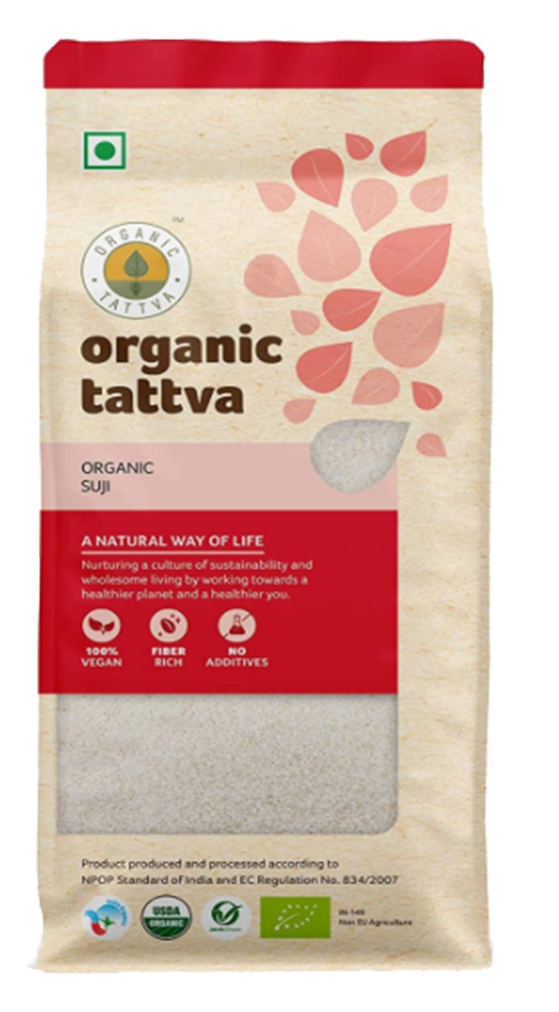 Organic Tattva, Organic Fiber Rich Whole Suji/Sooji Rava, 500 Gram (B09RWLMFRL) Amazon Price History, Amazon Price Tracker