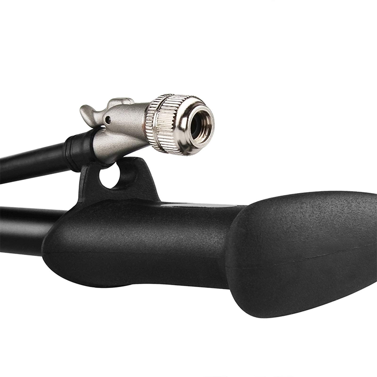 Pompe à vélo pliable à haute pression avec levier - Argenté