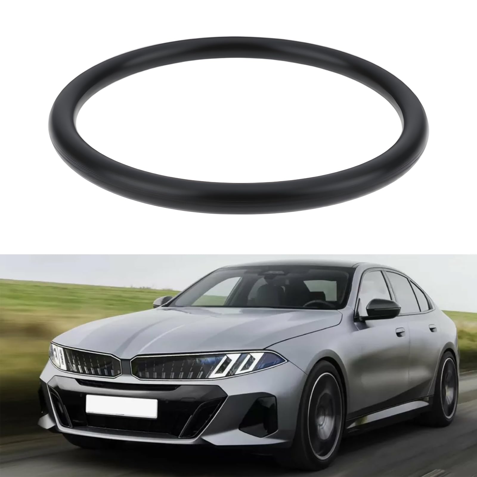 ECSiNG 2 Stück Öleinfüllstutzendichtung 36x3mm Fluorkautschuk 11128510539 Kompatibel mit BMW 1er Van 1er 3 Gran Turismo