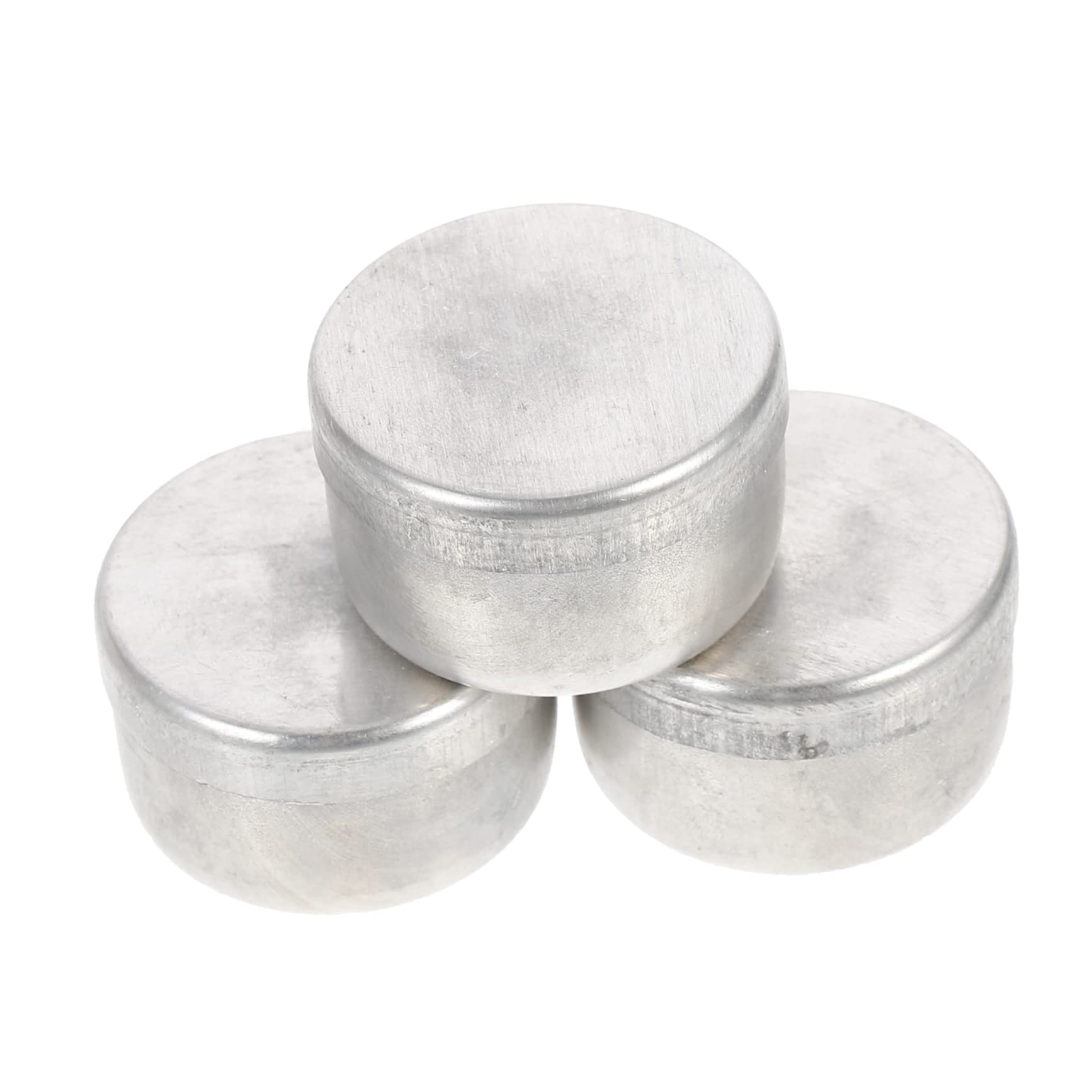 1set Aluminum Weighing Dishes Tool for Laboratory Research Smooth Surface Weighing Holder for Chemical and Samples for Home and Classroom Use 3pcs
