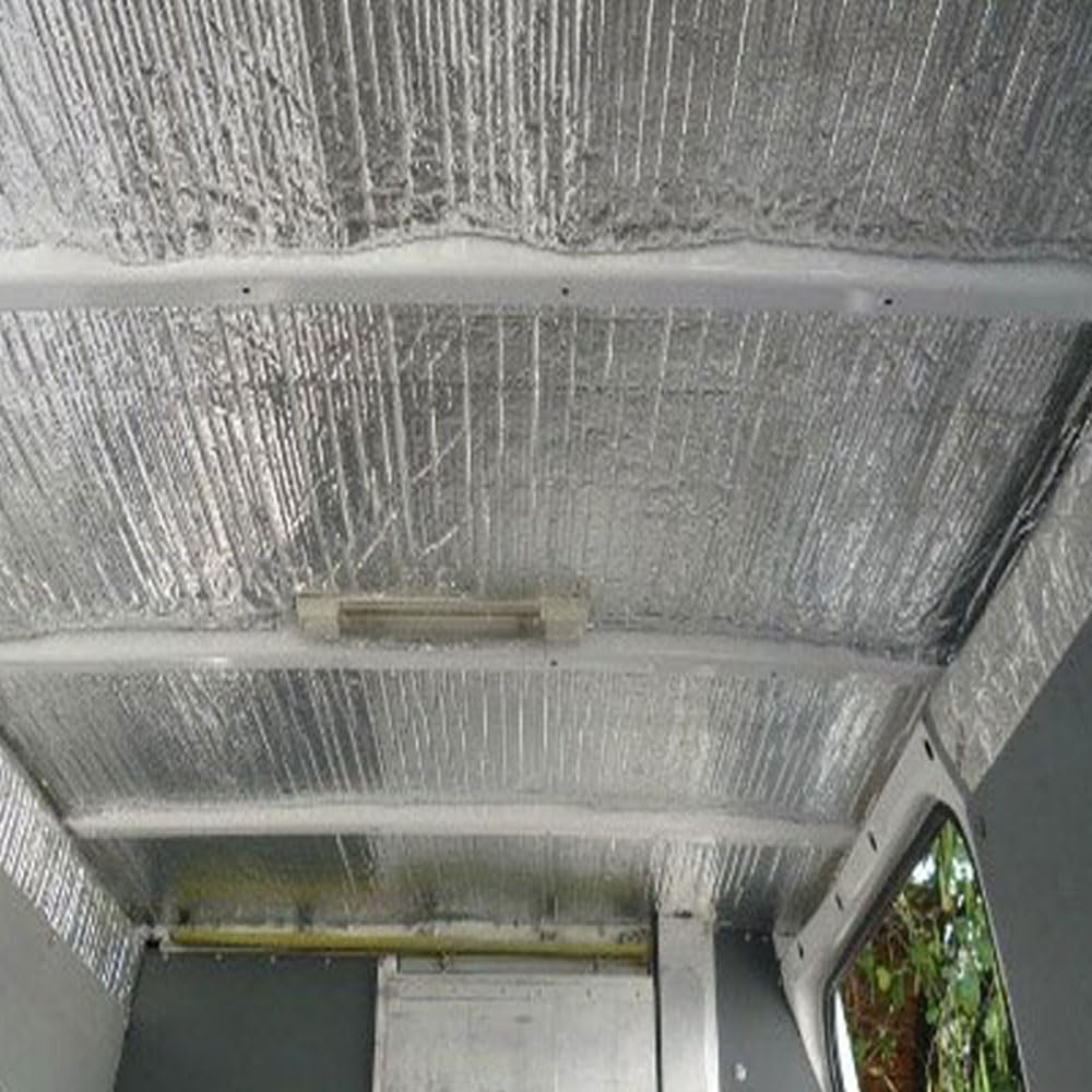 Aislante térmico reflexivo 100% aluminio y burbujas - Rollo 30m² (25 x 1,20) + Cinta Aluminio (45m). Para calor y frío: Viviendas, Caravanas, radiadores, buhardillas, trasteros, garajes