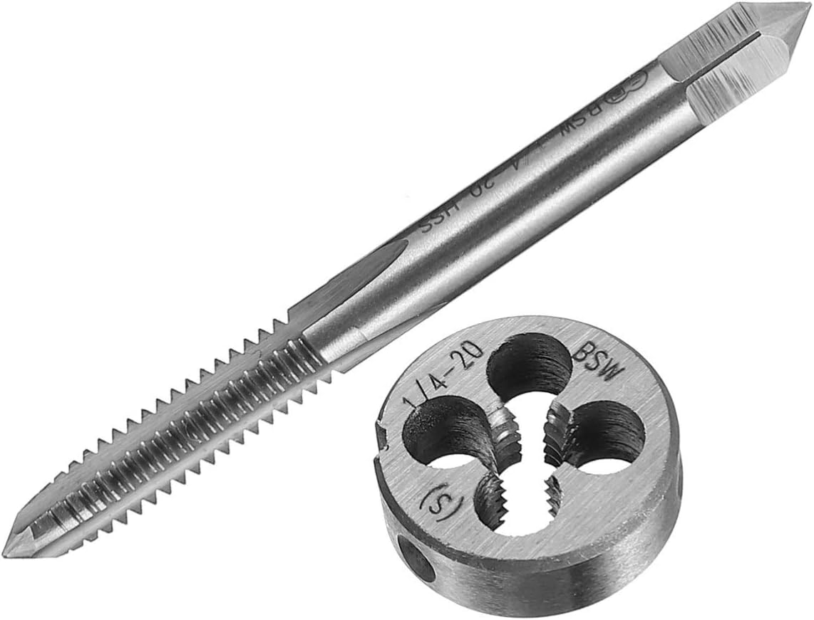 DOITOOL 1 Set Die Tap Hand Rethreading Die Hand Tools Rethreading Tool