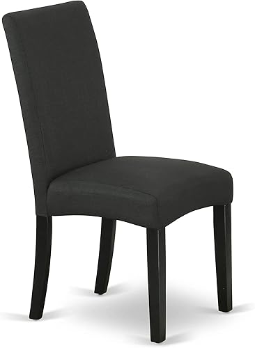 Miniatura 8 de East West Furniture ESDR3-BCH-24 Eden - Juego de comedor de 3 piezas para espacios pequeños que contiene una mesa de comedor redonda con pedestal y