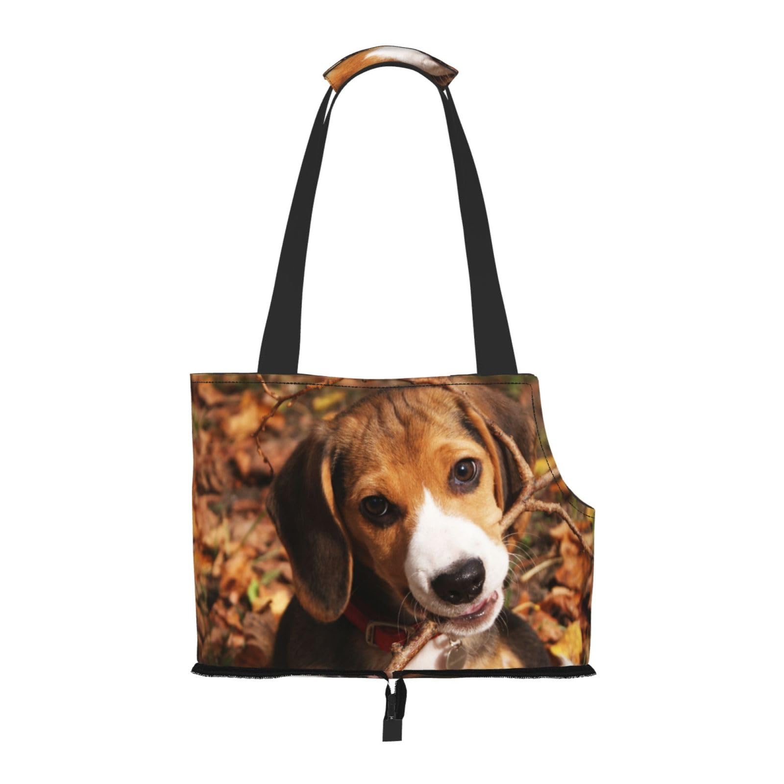 Xsovgoi Pet Carrier Purse, Cute Beagle Dog Dog Tote Bag Carrier, Pet Cat Tote Bag