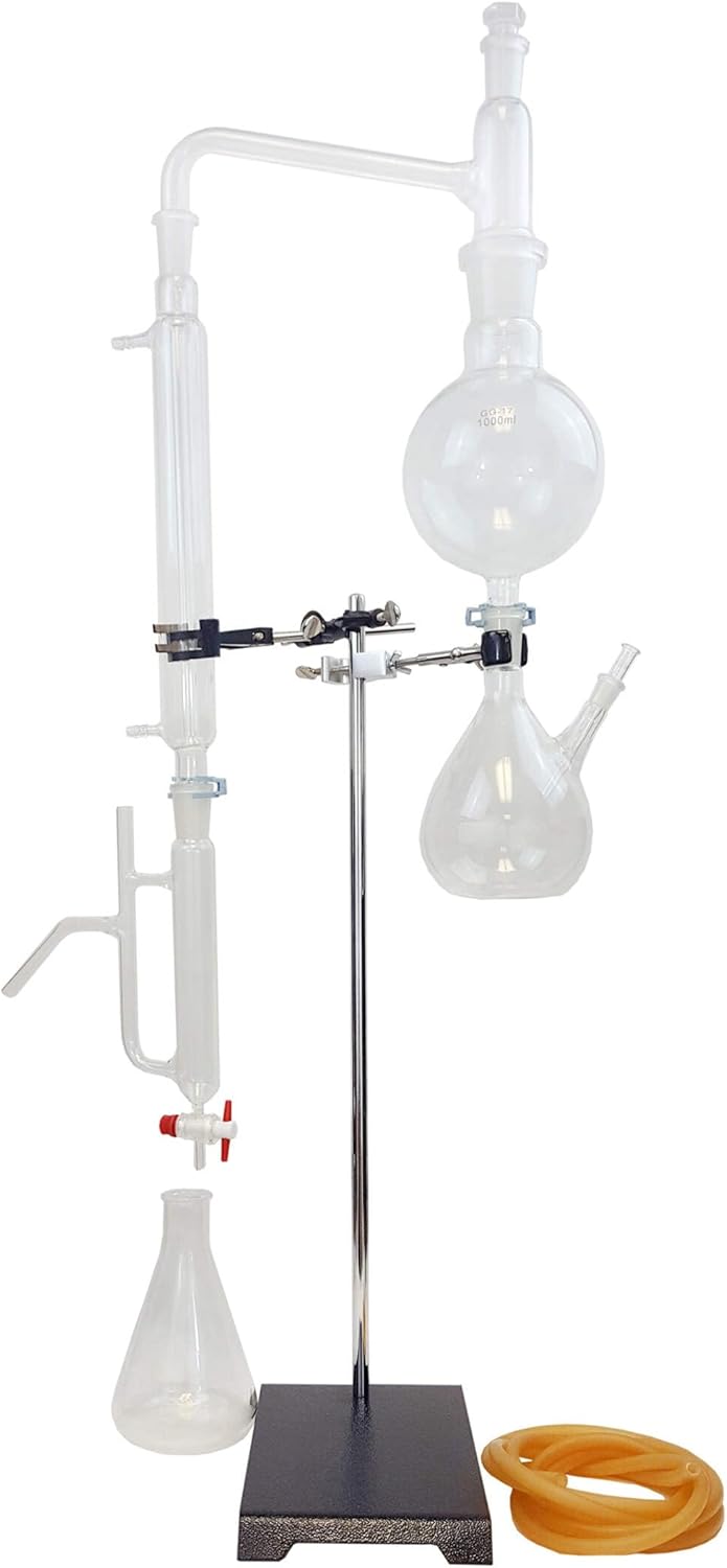 DISKIT-2L Steam Distilling Kit with Biomass Flask, 2 Liter