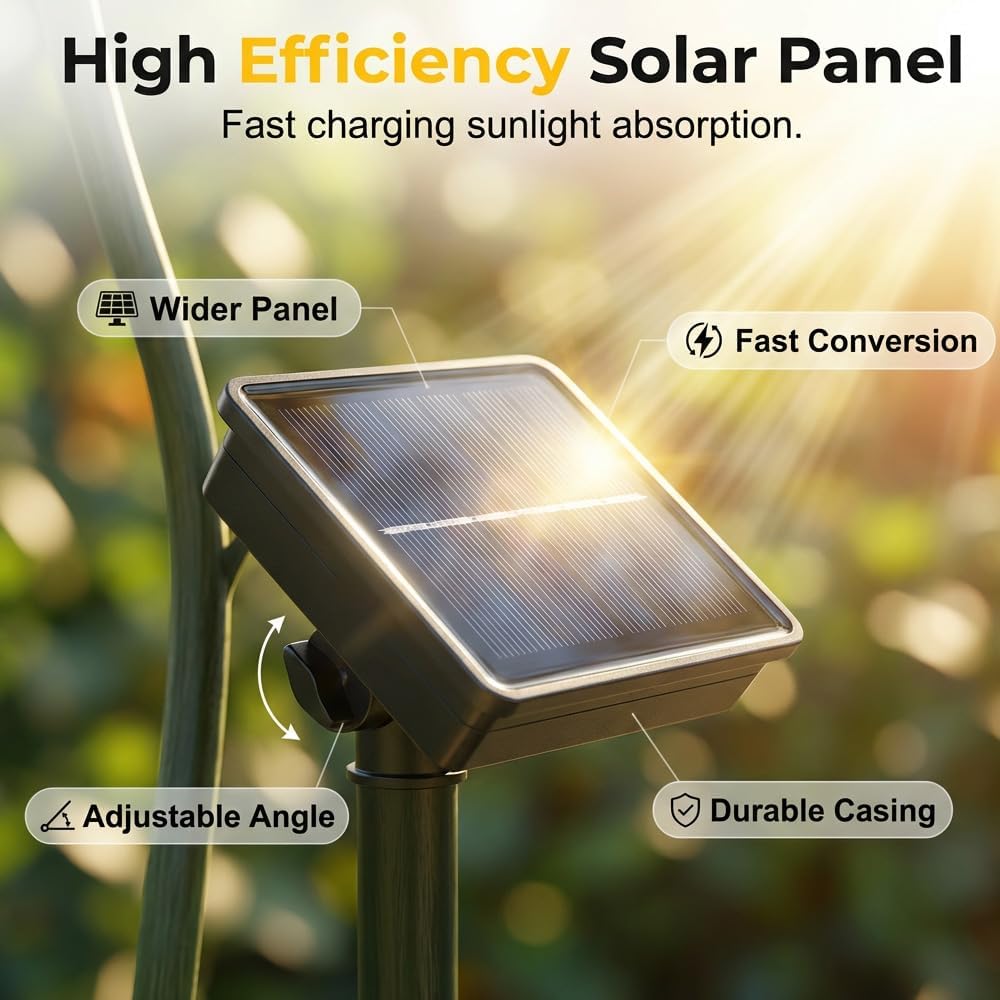 Solar Powered LED Sunflower Garden Lights Set, 2026 Upgraded Solar Lights Outdoor Garden Decor, Outdoor Waterproof Solar Sunflower Gardens Light for Flower Bed Yard Patio Lawn Pathway (3)