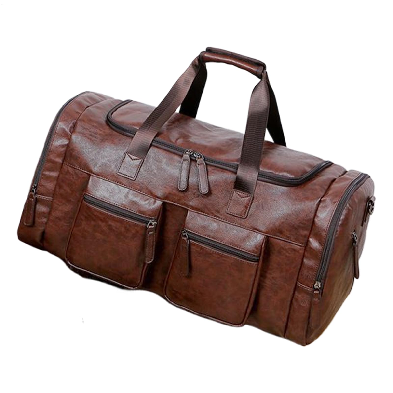 Borsa Da Viaggio Per Uomini Grande Portatile Vintage Cinturino Regolabile | Sacca Duffel Per Weekend Bagaglio A Mano Per Papà E Fidanzato, Trasferte, Notte, Weekend, Business, Palestra, Aereo,