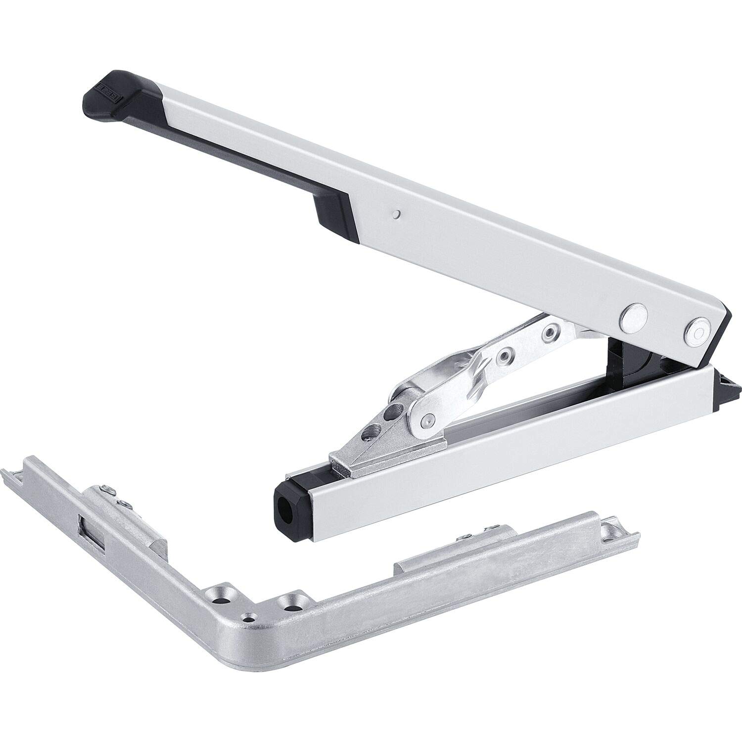 Levier de direction d'angle OL 90 N/95 argenté anodisé 54 mm pour imposte et soufflet
