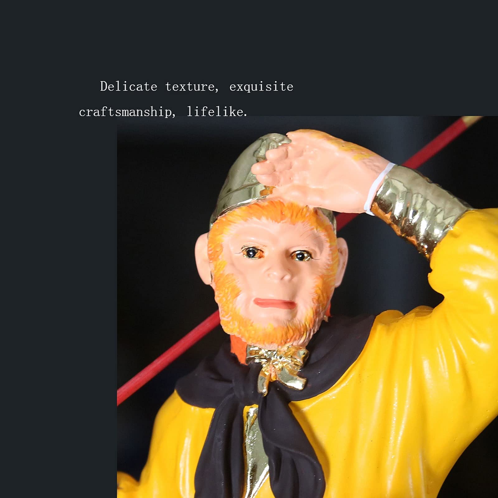 Sun Wukong Statue Decoration Monkey King Decoration Żywica Słońce Wukong Ozdoby Małpa Rzemiosła Dasheng Ozdoby Rzemiosła Dom Office Dekoracje Prezenty Dom Garden Decor Słońce Wukong Statua Figurka Mon