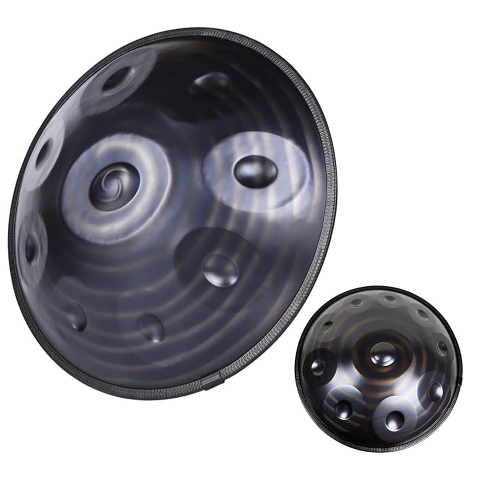 Tambor De Mano De Acero Premium - Hand Drum Steel Drum Percusión, Handpan De 440 Hz/432 Hz En Re Menor Para Adultos, Instrumento Para Actuaciones De Yoga(432Hz,10 Notes)