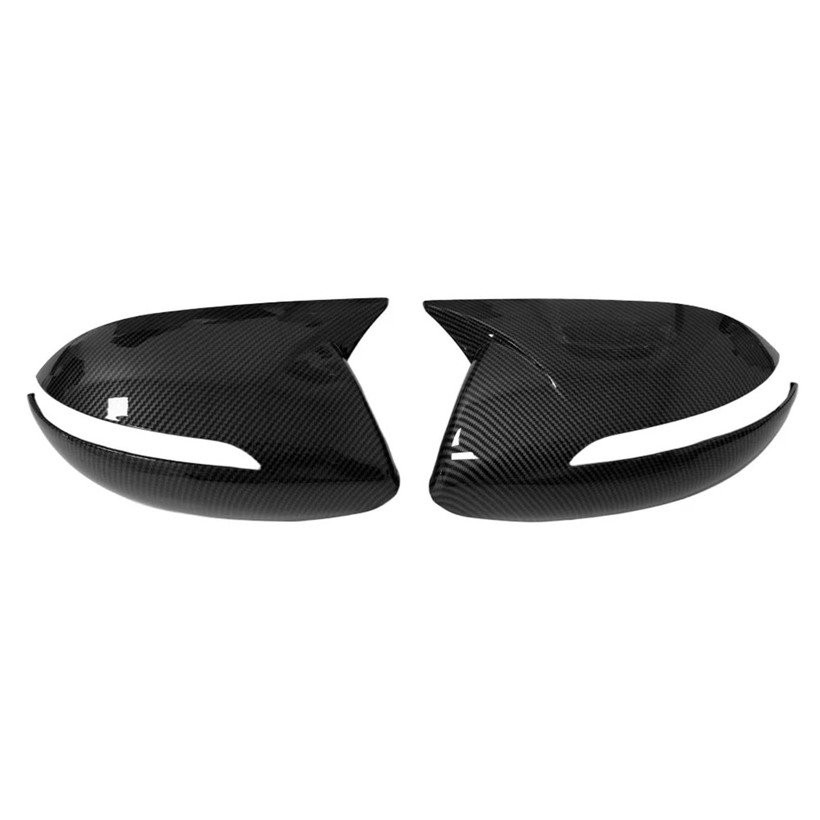 Pmagsyq Carbon Look Car Wing Mirror Covers Caps Housing Reverse Mirror Fit For Kia Sportage Kx5 2011-2015 Car Rearview Side Mirror Cover Wing Cap Exterior Door Trim Adhesive Sticker(Carbon Look)