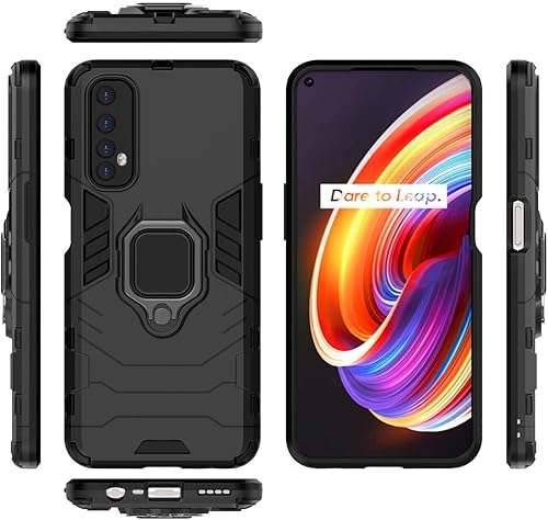 QiongNi Funda para Oppo Realme 7, soporte de anillo giratorio de 360 grados con soporte magnético para coche para Oppo Realme 7 RMX2151 RMX2155 QiongNi Funda para Oppo Realme 7, soporte de anillo giratorio de 360 grados con soporte magnético para coche para Oppo Realme 7 RMX2151 RMX2155