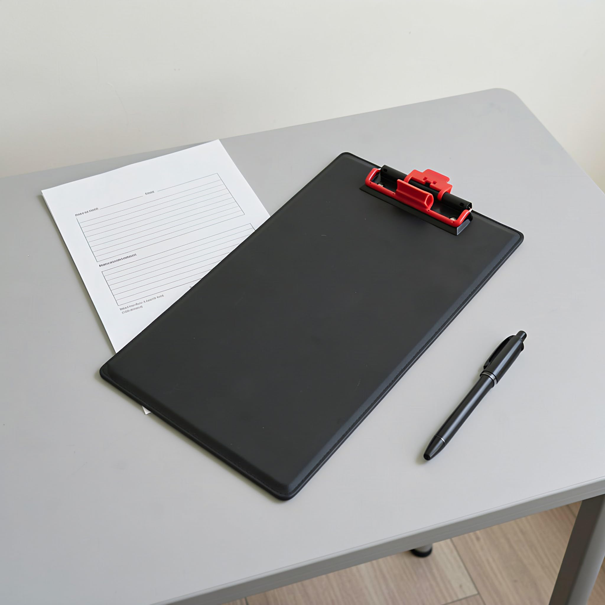 Zerodeko Lot de 2 porte-documents A4 avec pince métallique, tableau