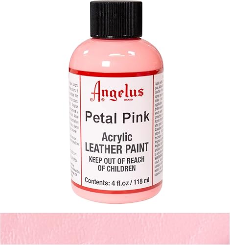 Miniatura 2 de Angelus - Pintura acrílica para cuero, 4 onzas, color rosa pétalo