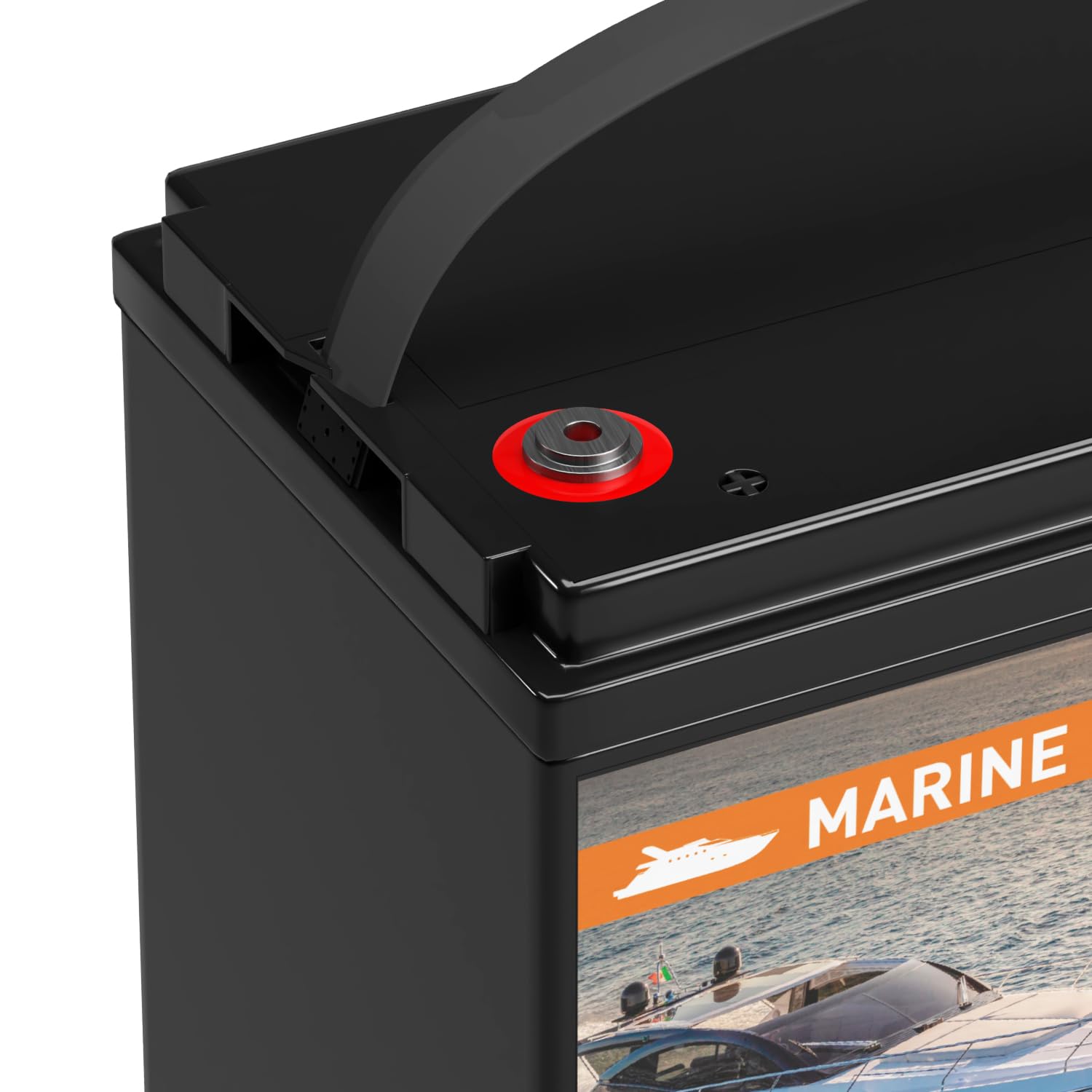 EXAKT LiFePO4 100Ah Marine Batterie 12V Bootsbatterie Boot Lithium Boarder