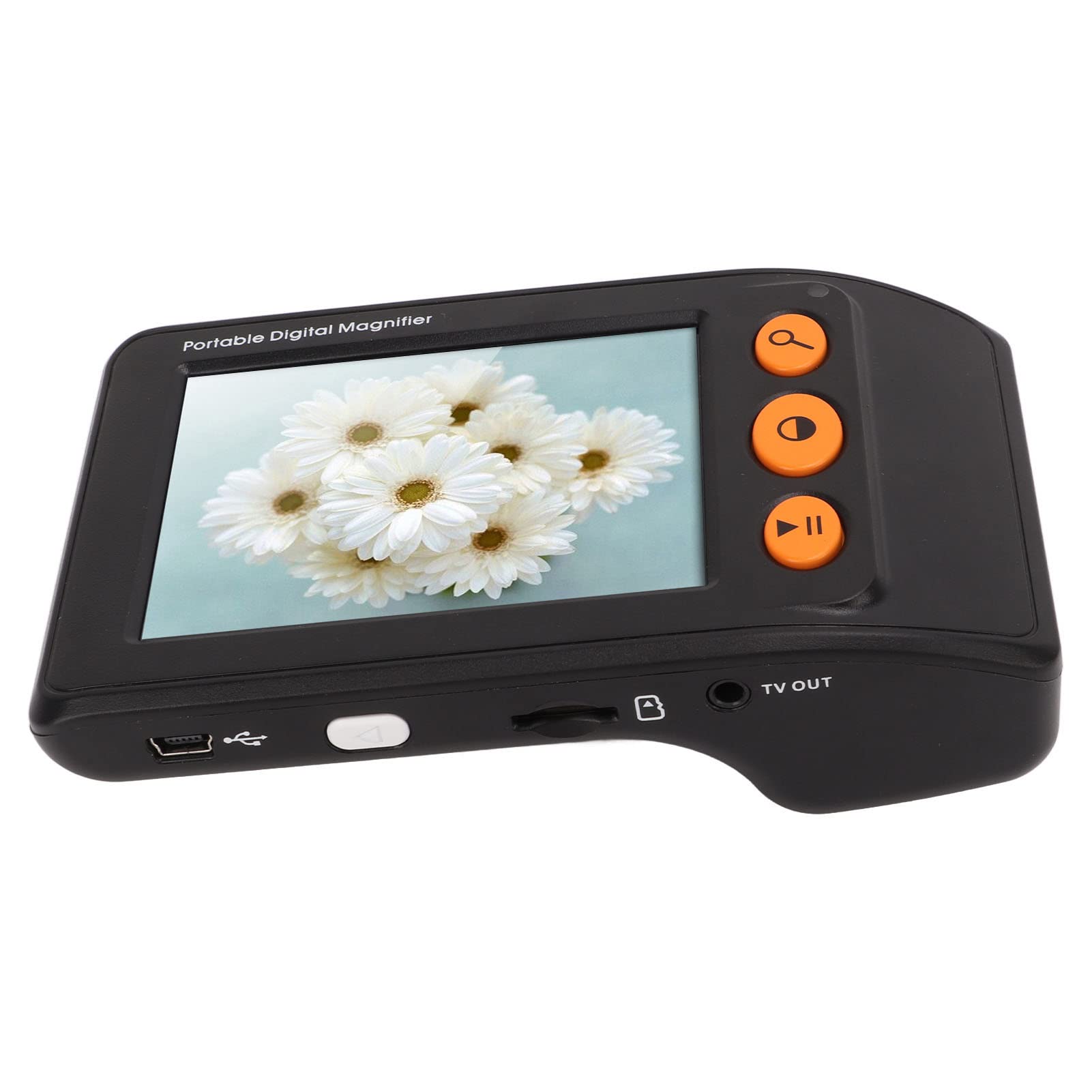 Elektronische Videolupe 3 5-Zoll-LCD-Bildschirm Digitale Videolupe 2x Bis 25x Zoom Handlupe Lesehilfen HD Elektronische Sehhilfen Lupenleser Mobile Lesehilfe für Sehbehinderte