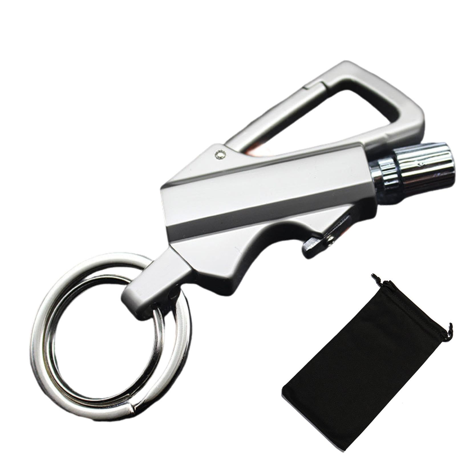 Permanent Match Infinity Kerosene Lighter 3-in-1 Keychain Bottle Opener Igniter Reusable Waterproof Windproof Multitool Bottle Opener Included Camping