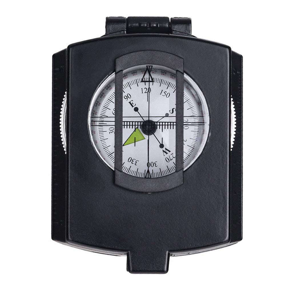 Beau Boussole Extérieure, Boussole Antichoc avec échelle et Instrument de Niveau, pour La Randonnée Camping Escalade Vélo Exploration des Activités de Plein Air Durable
