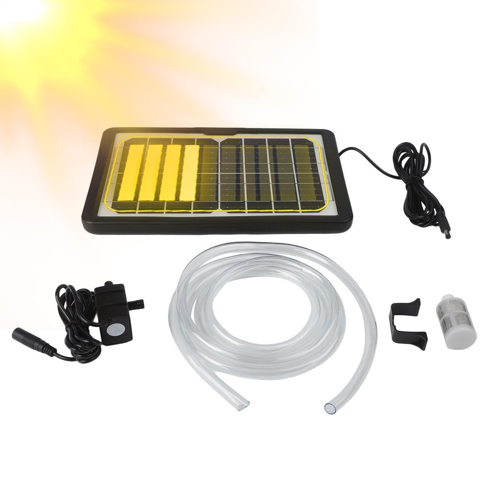 Fontana Solare per Bagno di Uccelli 6 Watt 9 Volt Decorazione Paesaggio