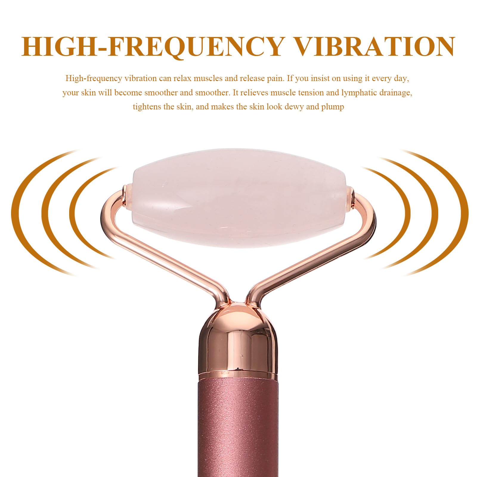 Jade Gesichtsroller 3-in-1 Elektrisches Gesichtsmassagegerät aus Natürlichem Jadepulver und Zinklegierung zur Durchblutungsförderung und Kollagenproduktion für Gesicht und Augen