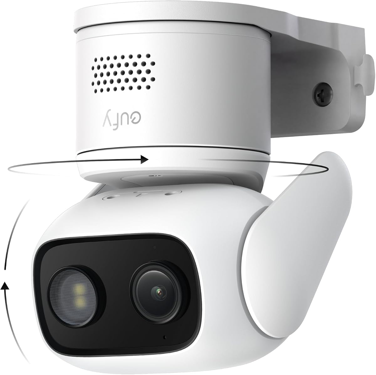Cámara interior/exterior C31, visión nocturna en color sin focos | IP66, giro e inclinación de 360°, seguimiento automático, detección de humanos/vehículos/mascotas/llanto por IA, grabación 24 horas al día, 7 días a la semana, antenas externas duales, sin suscripción