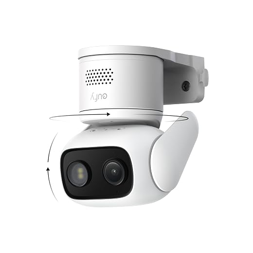 eufy Security Indoor/Outdoor Camera C31, IP66, Spotlight-Free Color Night Vision,360° Pan &Tilt, AutoTracking,AI Human/Vehicle/Pet/Cry Detection, 24/7 Recording,Dual External Antennas(No Subscription)