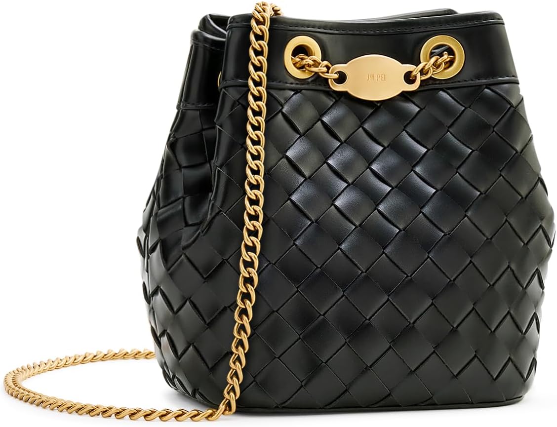 JW PEI Women's Yara Hand-Woven Bucket Bag
