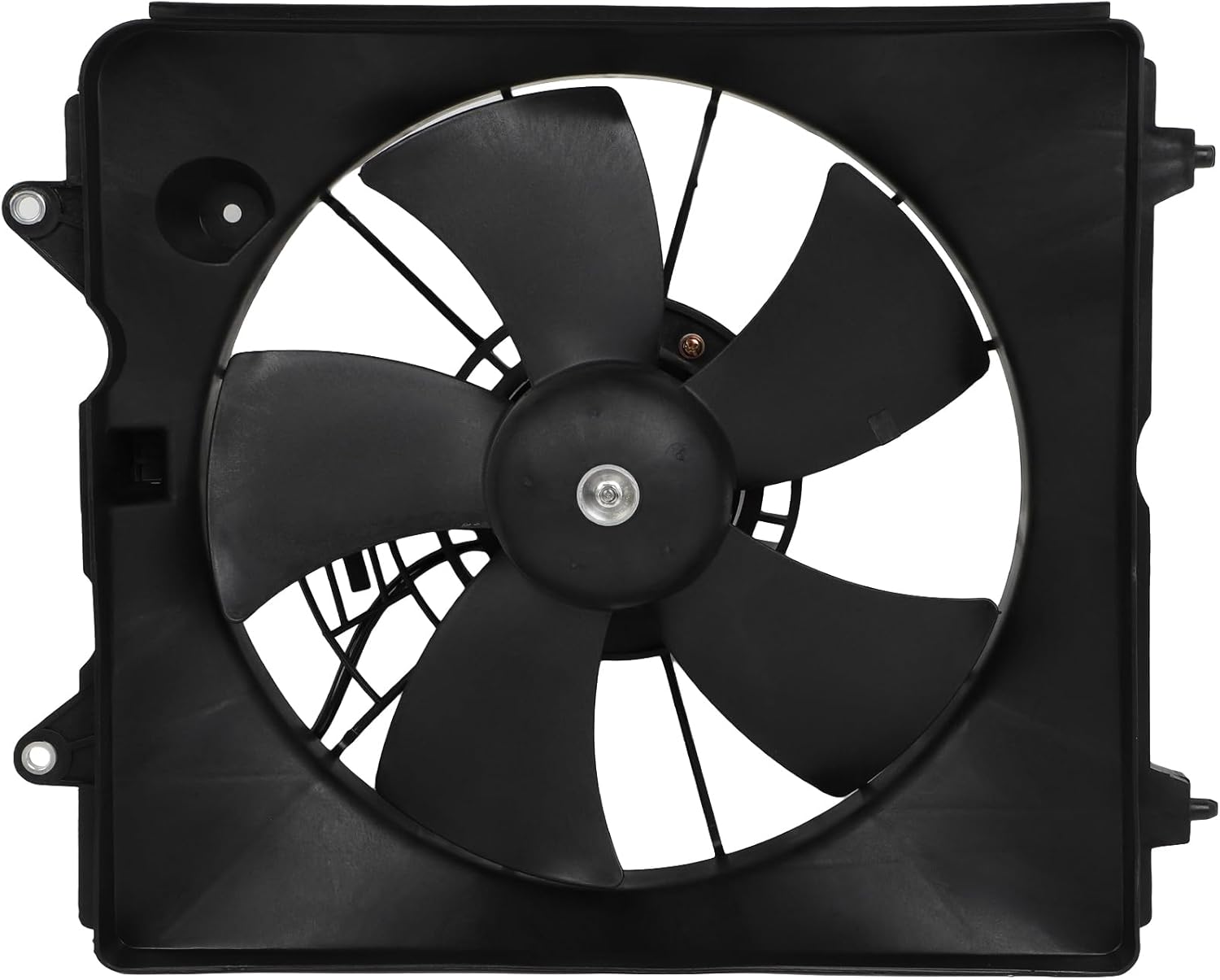 12 Volt Radiator Fan Assembly Compatible for 2007-2009 for CR-V 2.4L, Driver Side/LH Radiator Fan 674-50236
