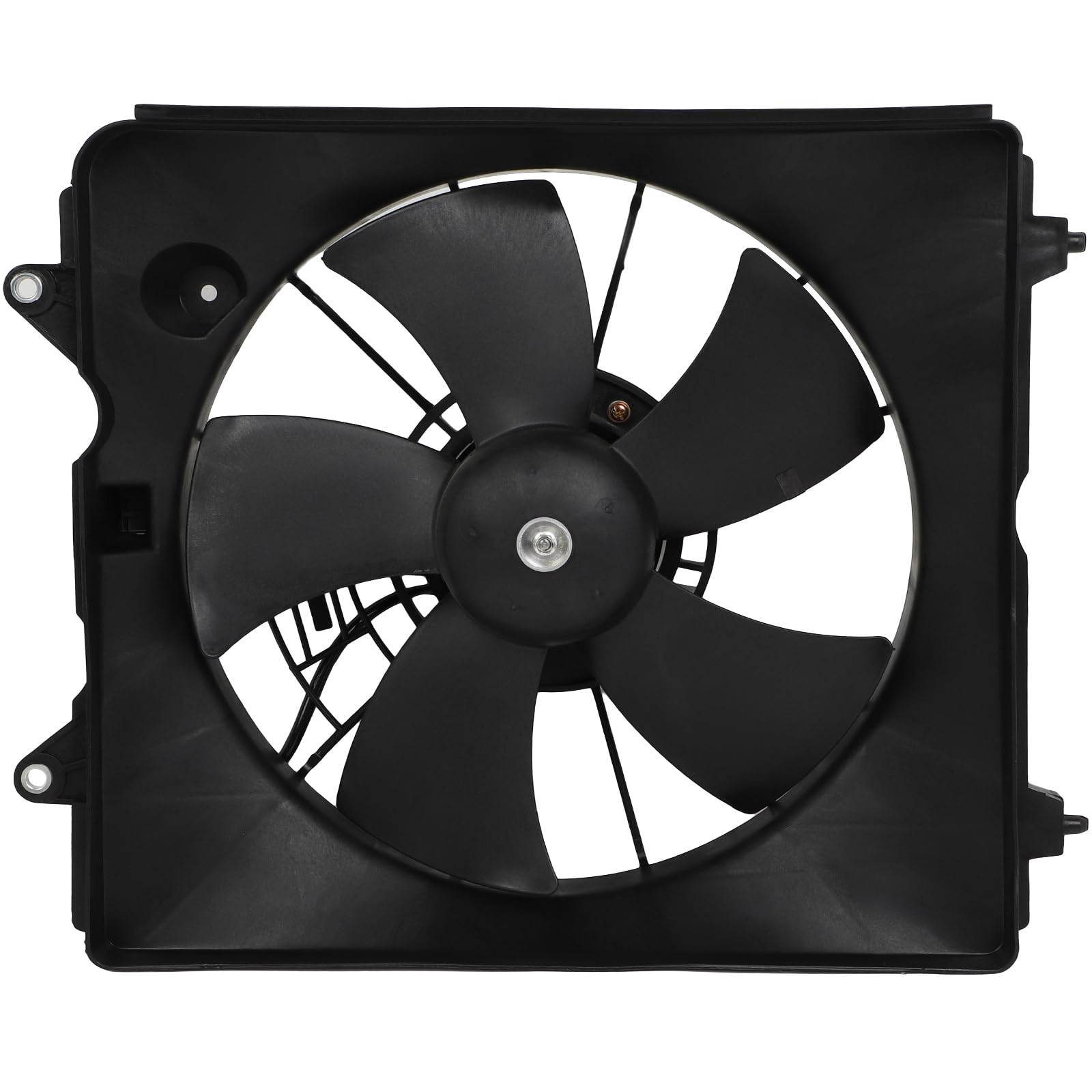 GDSMOTU 12 Volt Radiator Fan Assembly Compatible for 2007-2009 for CR-V 2.4L, Driver Side/LH Radiator Fan 674-50236