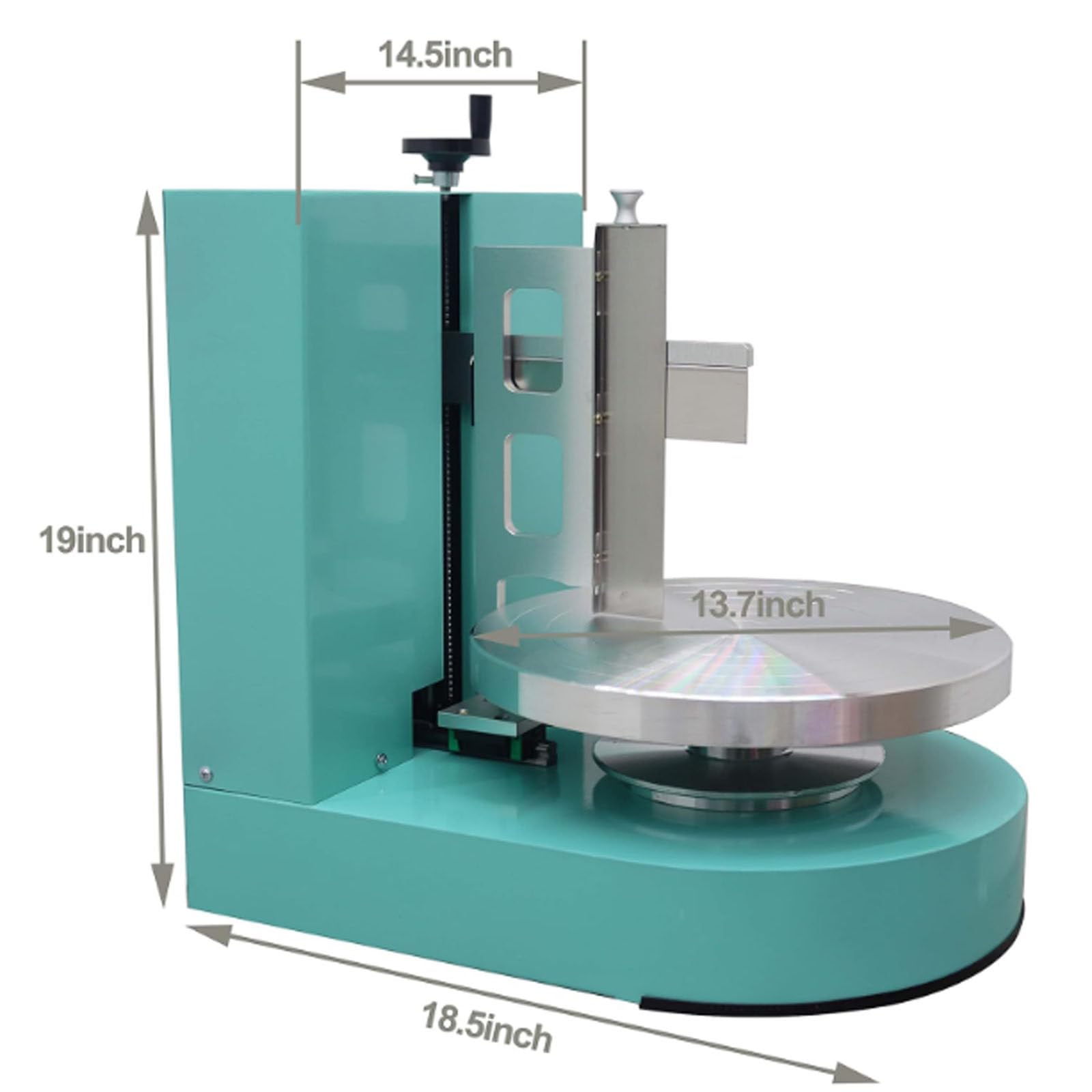 Machine à glacer Les gâteaux, Machine Automatique pour décorer Les gâteaux d'anniversaire de 10 à 30 cm (4 à 12 Pouces), Machine à étaler et Lisser la crème, pour pâtisserie et Usage domesti